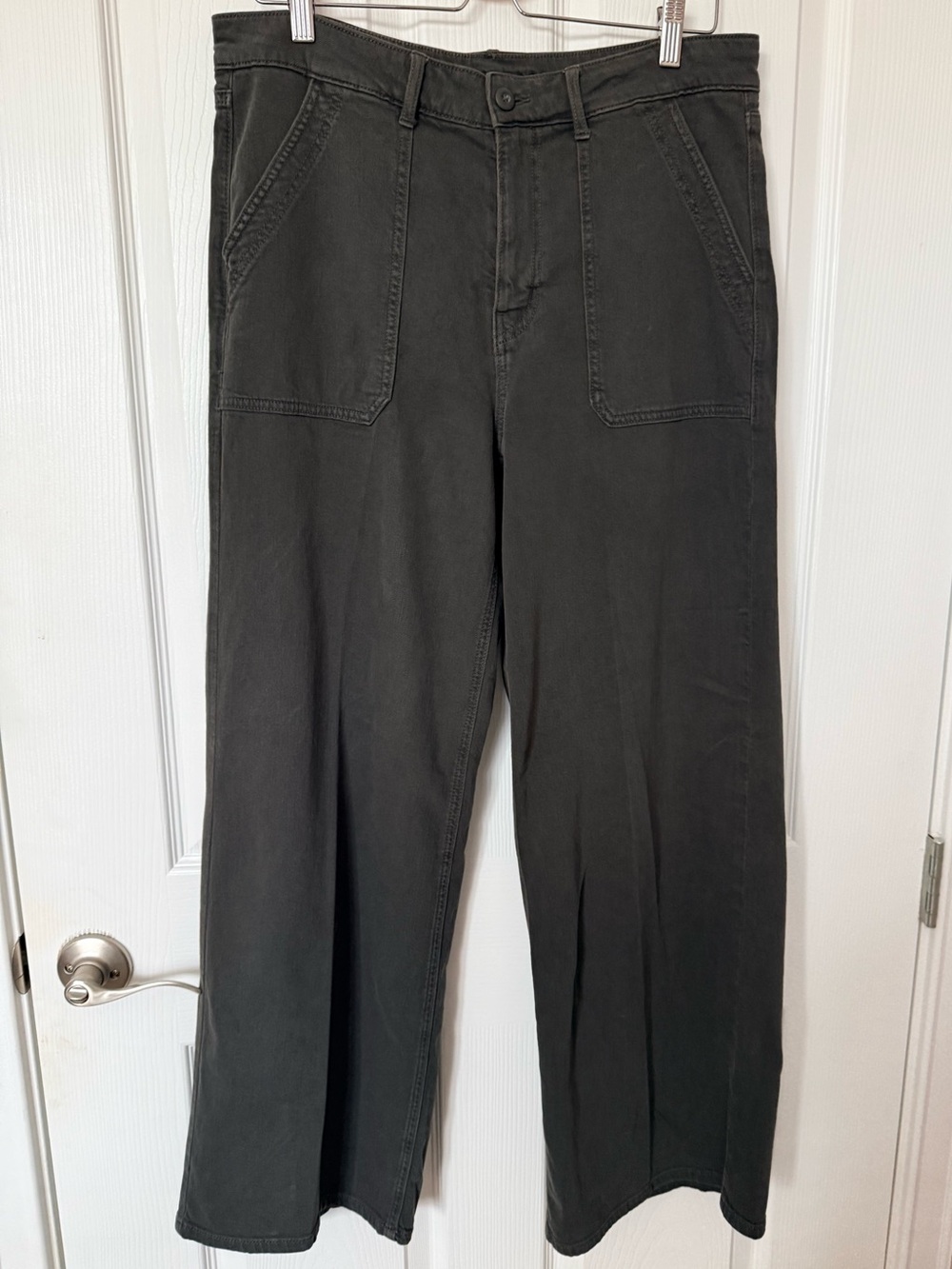 American Eagle Outfitters Black Wide-Leg Pants